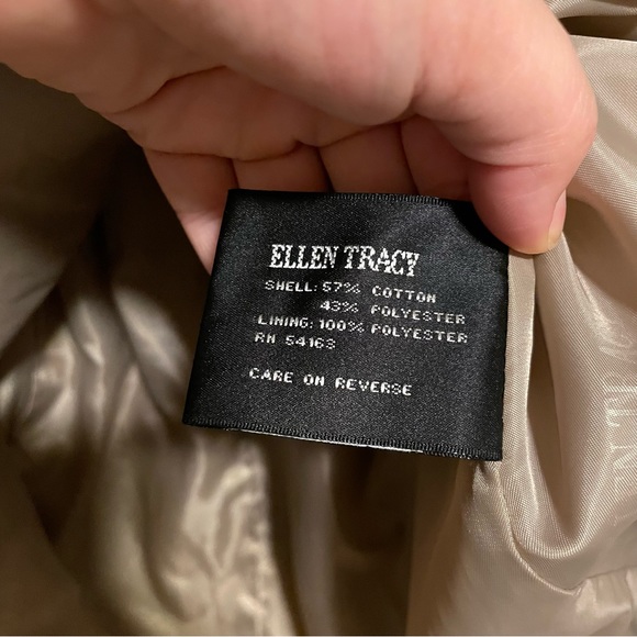 Ellen Tracy Short trench Jacket XL - Picture 7 of 10